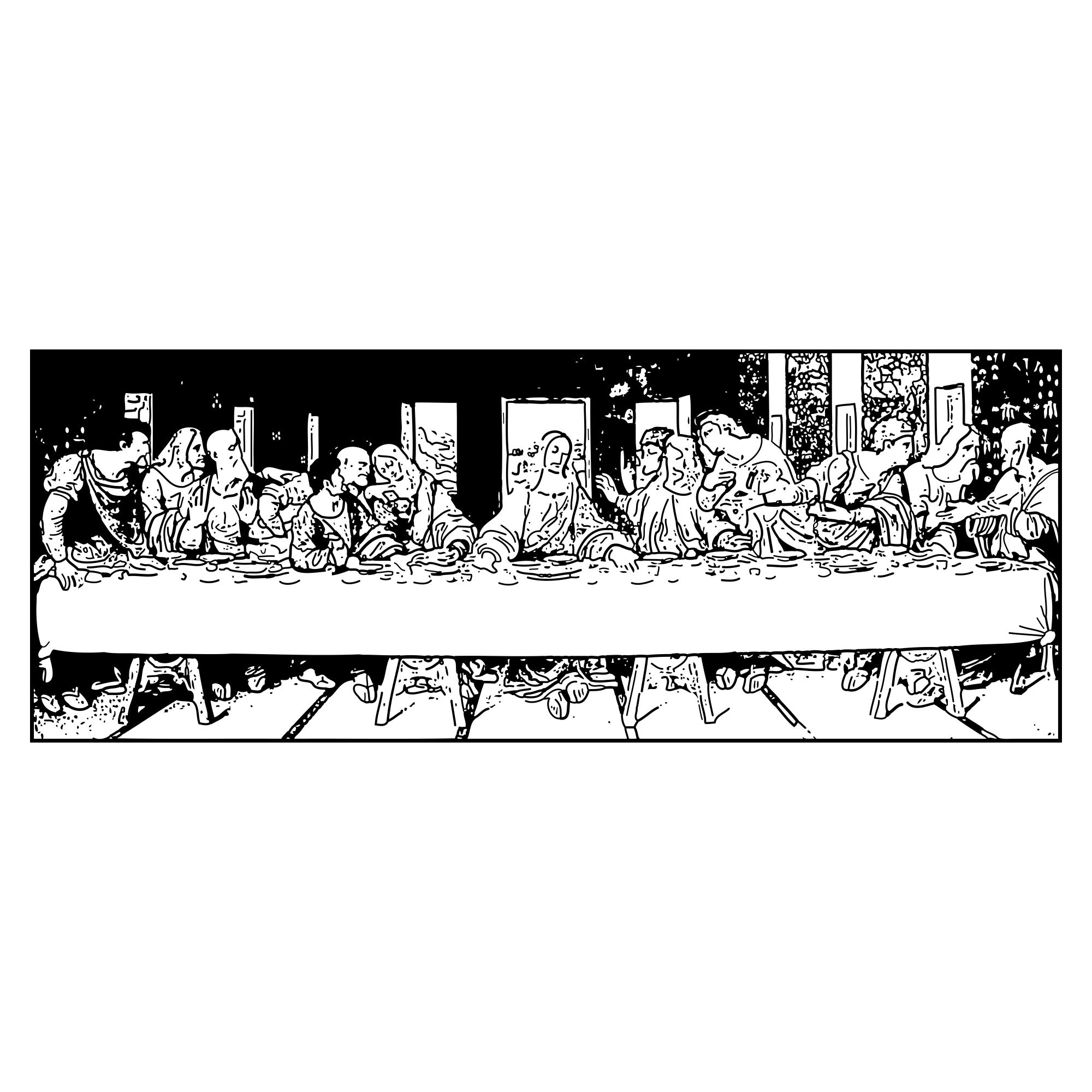 The Last Supper Wall Decal Sticker. #5415 – StickerBrand