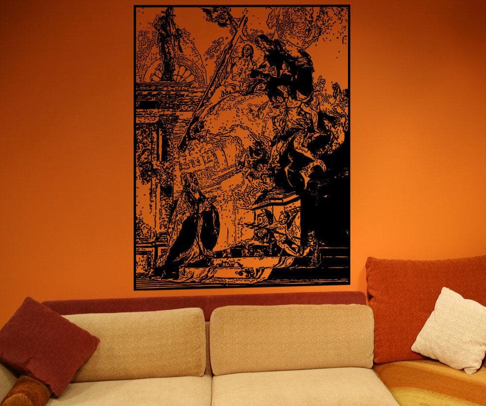Vinyl Wall Decal Sticker Vision Of St. Clement #5420