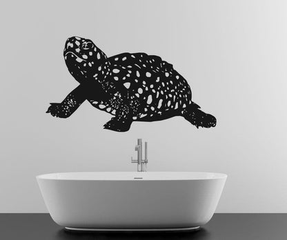 Vinyl Wall Decal Sticker Spotted Baby Turtle #5429