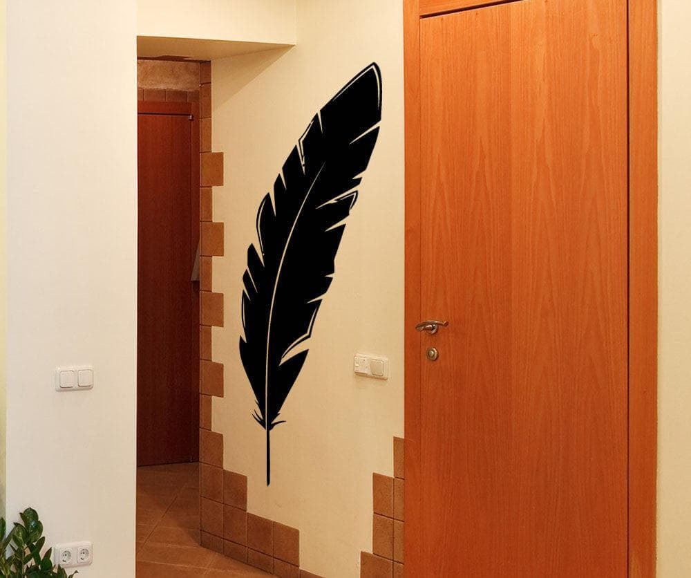 Vinyl Wall Decal Sticker Feather #5472