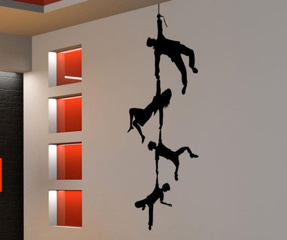 Vinyl Wall Decal Sticker Hanging Family #5492