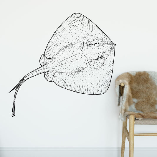 Spotted Stingray Wall Decal Sticker. #5502