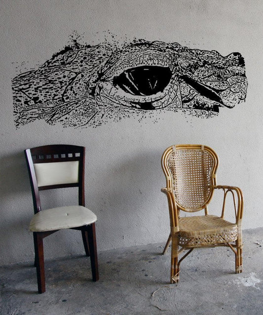 Vinyl Wall Decal Sticker Crocodile Eye #5513