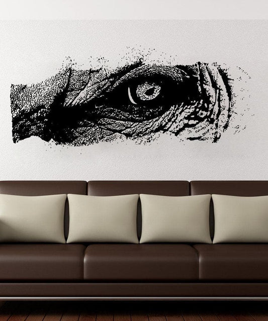 Vinyl Wall Decal Sticker Elephant Eye #5519