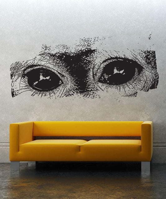 Vinyl Wall Decal Sticker Monkey Eyes #5527