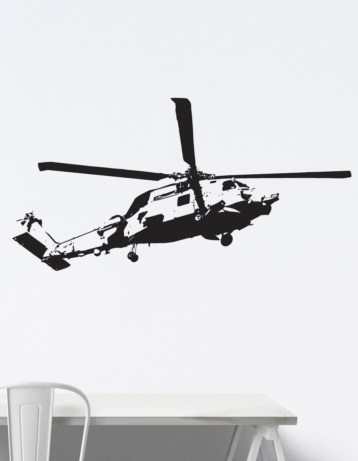 Military Helicopter Vinyl Wall Decal Sticker. #582