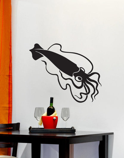 Giant Squid Wall Decal. #584