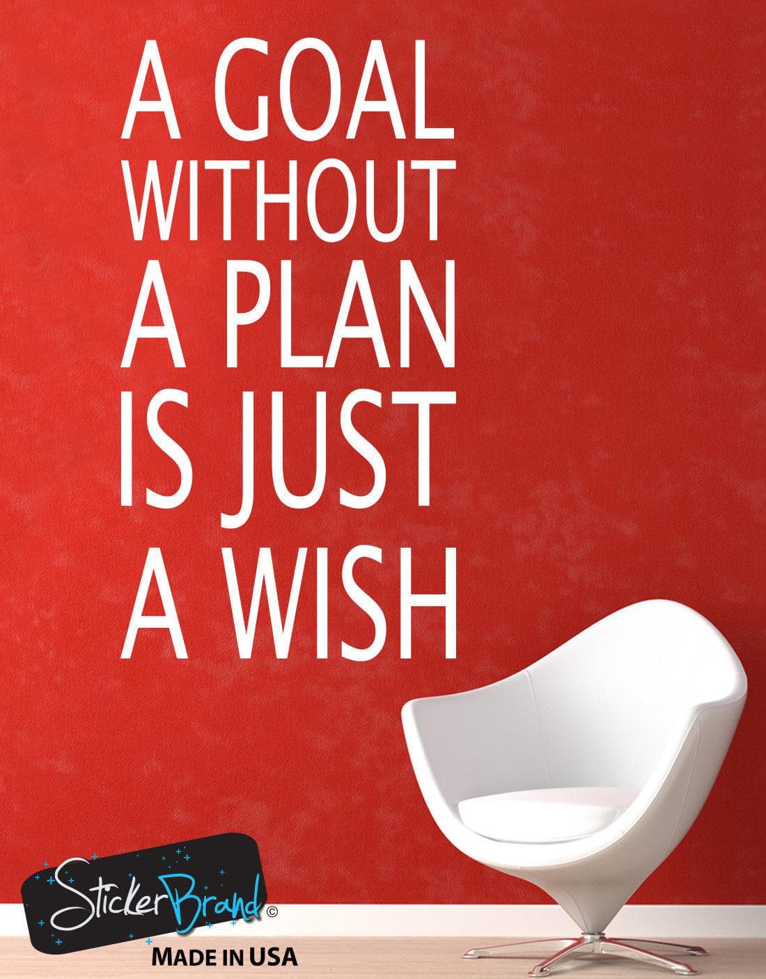 A Goal Without a Plan is Just a Wish Quote #6039