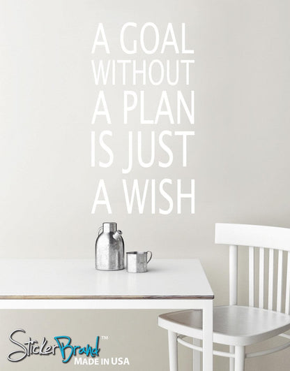 A Goal Without a Plan is Just a Wish Quote #6039