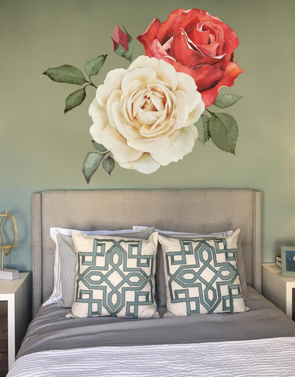 Peony Flower Wall Graphic Decal. Peel and Stick. #6120