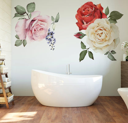 Peony Flower Wall Graphic Decal. Peel and Stick. #6120