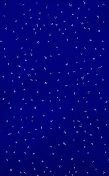Starry Night on a Deep Blue Midnight Sky Wall Mural Decal. #6198
