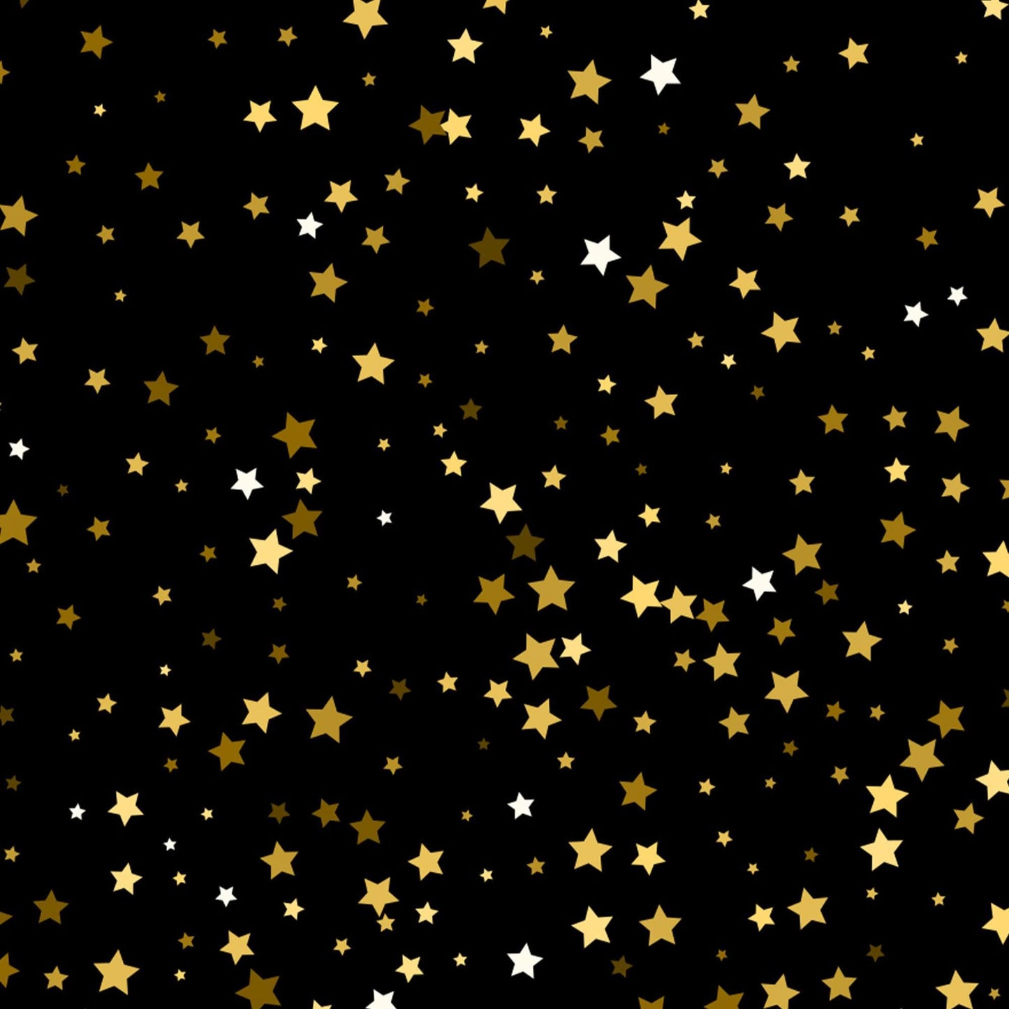 Gold Starry Night Mural #6226