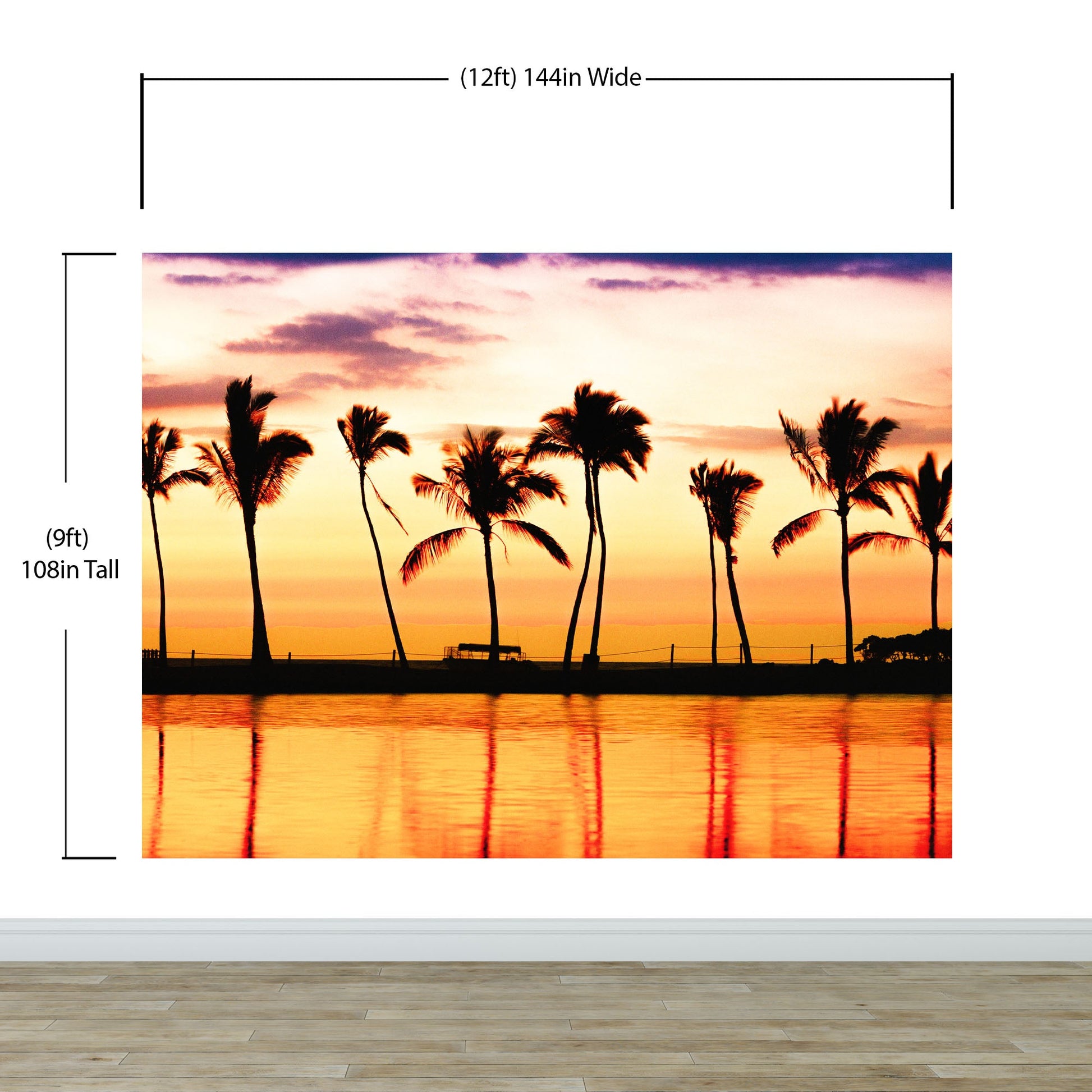 SUNSET TROPICS - 3 sheets - 6 x 12 each - Redesign Decor Transfer Decal