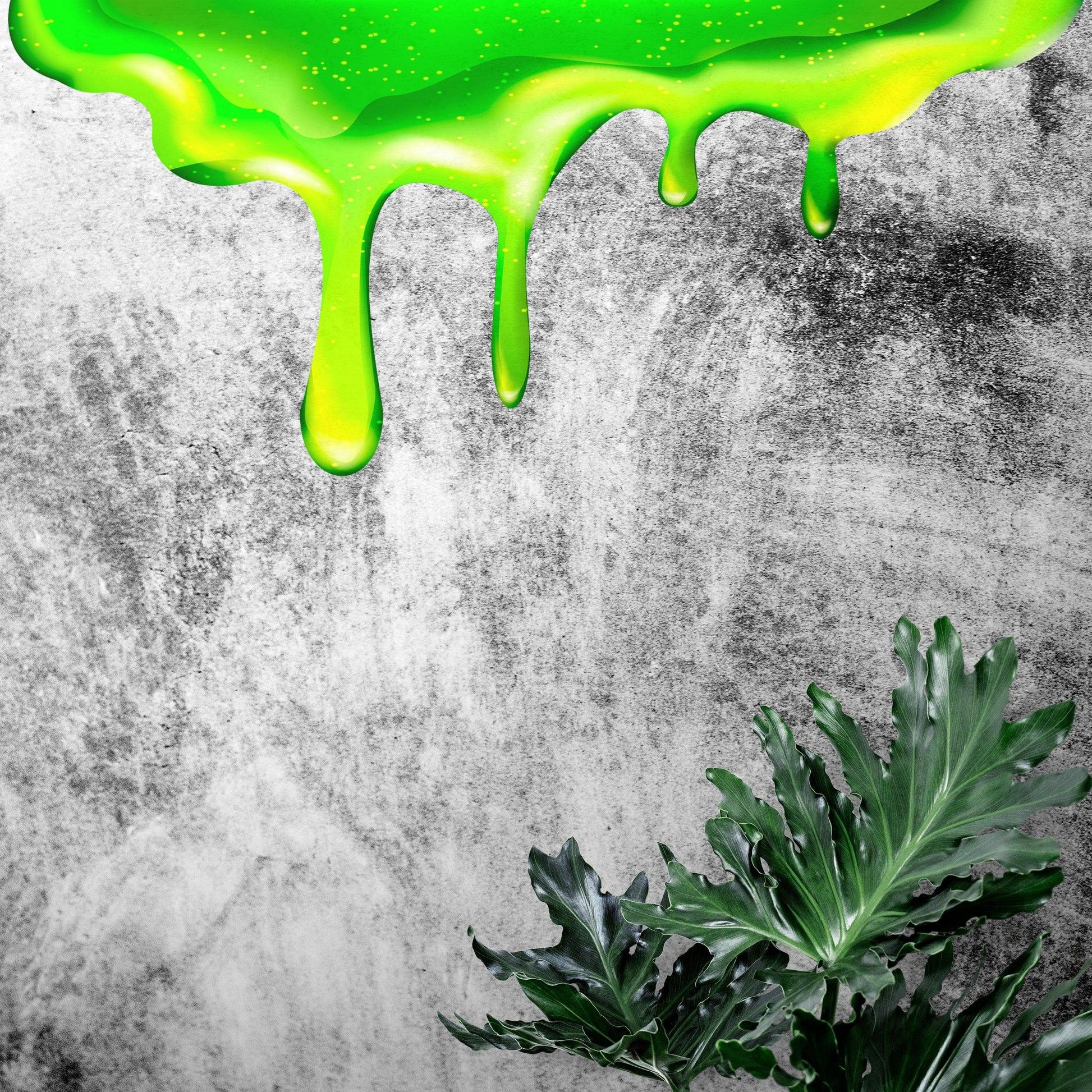 Green Slime Wall Decal Sticker