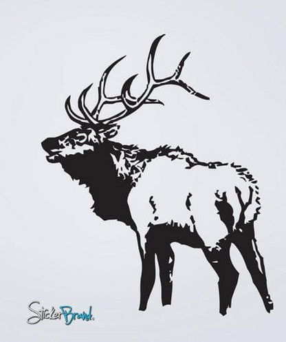Elk Deer Vinyl Wall Decal Sticker. #623