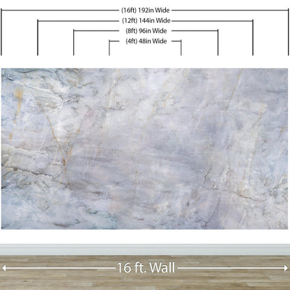 Natural Marble Stone Slate Peel and Stick Wall Mural. #6296