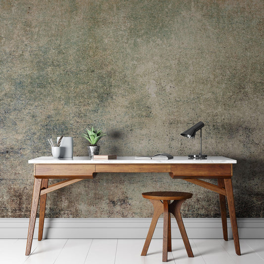 Rustic Concrete Wallpaper Wall Decor. Modern Minimalistic Self Adhesive Peel and Stick Wall Mural. #6367