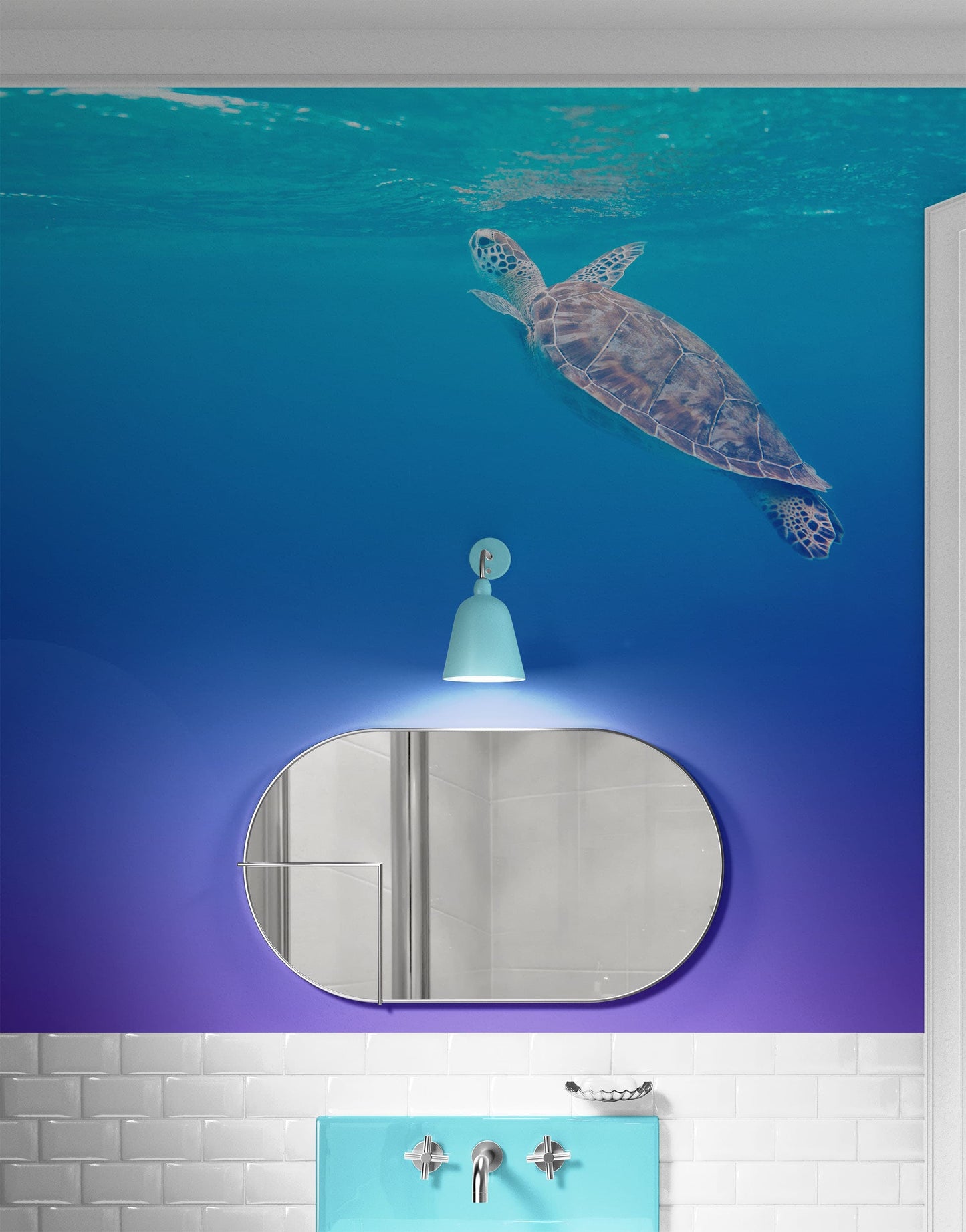 Bathroom_With_Turtle_Swimming_Wall_Decal