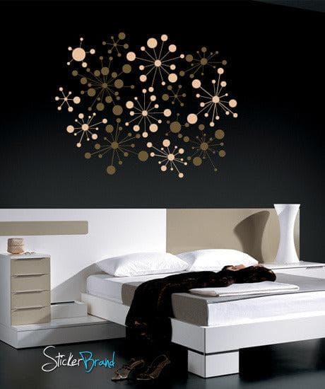 Vinyl Wall Decal Sticker Modern Wall Dots Pattern #645