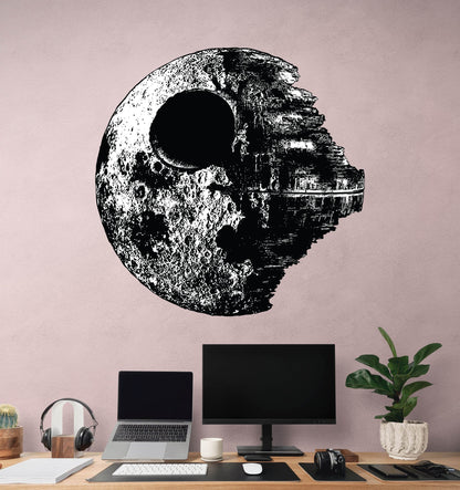 The Dark Side of the Moon Wall Graphic Decal. #6460