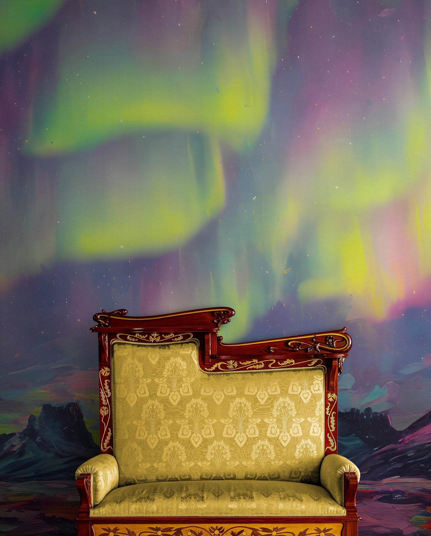 Aurora Borealis Northern Lights – decorate with a wall mural – Photowall