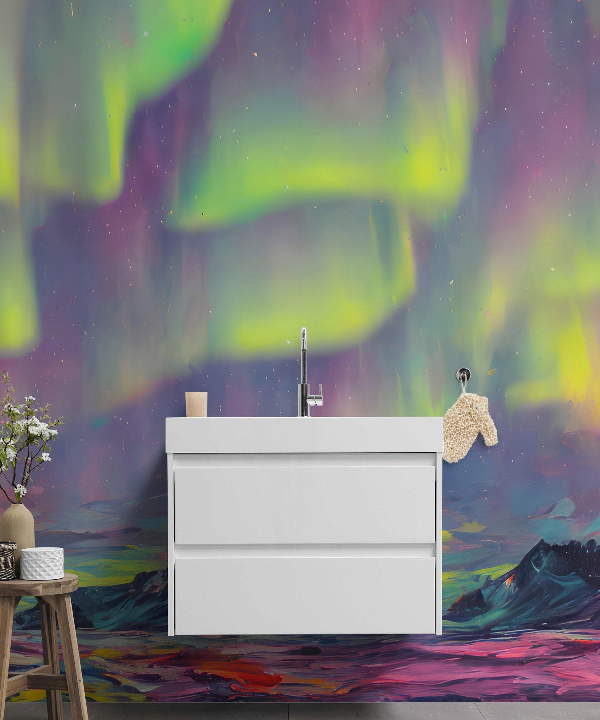 Aurora Borealis Northern Lights – decorate with a wall mural – Photowall