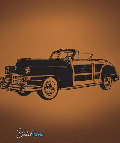 Vinyl Wall Decal Sticker Classic Woody Car #671