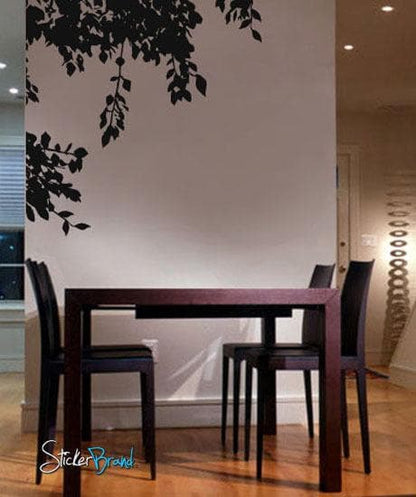 Hanging Tree Leaves Wall Decal. #693