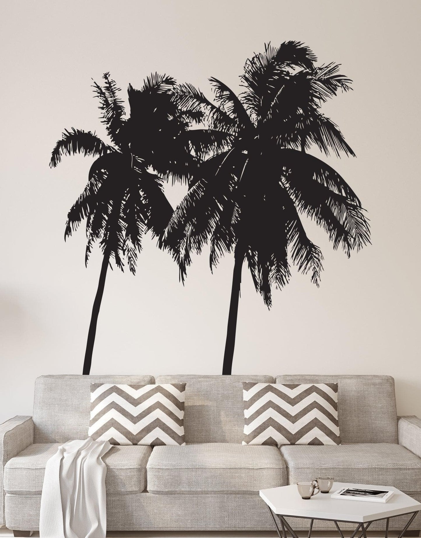 Tropical Palm Trees Wall Decal. #802