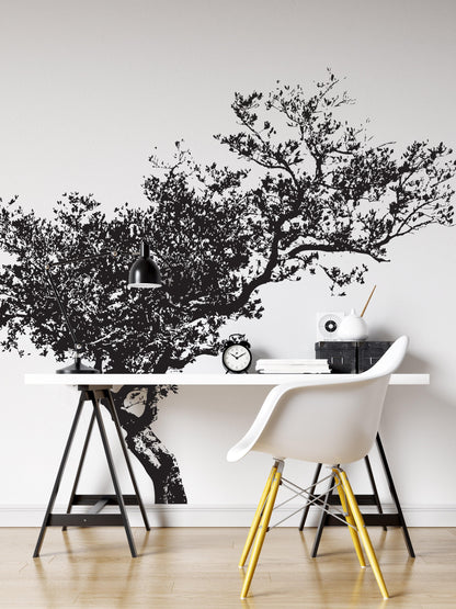 Leaning Tree Vinyl Wall Decal Sticker. #848