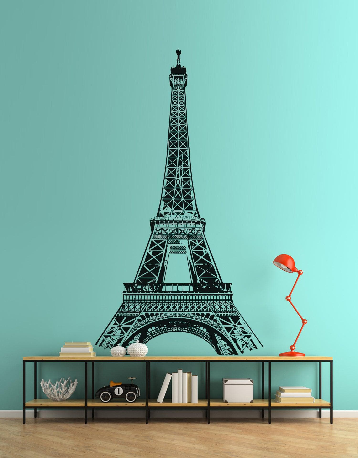 Eiffel tower wall clearance decal