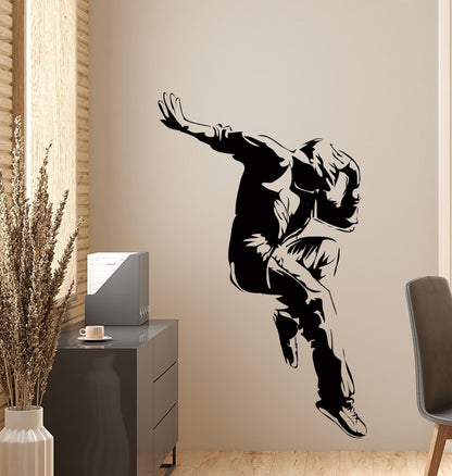 Break Dance Wall Decal Sticker. HipHop Theme, Dancer Dancing, Dance Studio Theme Decor. #AC174