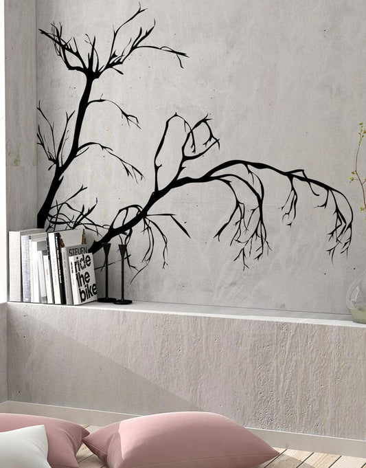 Weeping Tree Branches Vinyl Wall Decal. #AC147