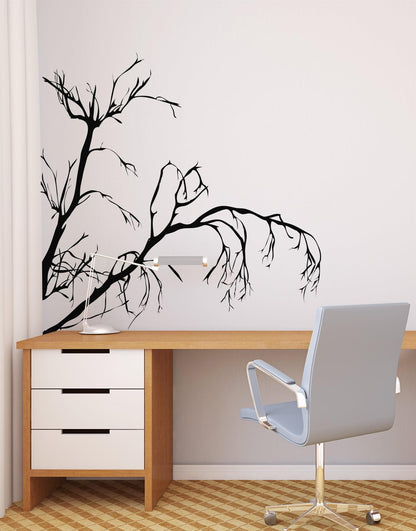 Weeping Tree Branches Vinyl Wall Decal. #AC147