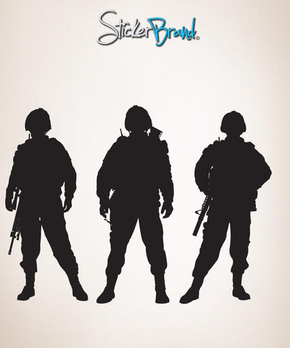 Vinyl Wall Decal Sticker Army Soldiers  #852
