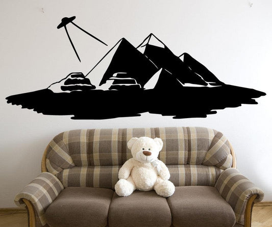 Vinyl Wall Decal Sticker Pyramids Invasion #OS_MB452