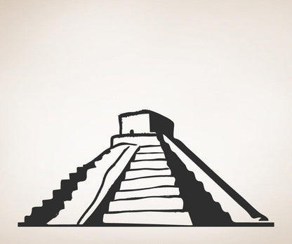 Vinyl Wall Decal Sticker Mayan Pyramid #OS_MB453