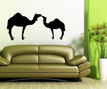 Vinyl Wall Decal Sticker Two Camels #OS_MG454