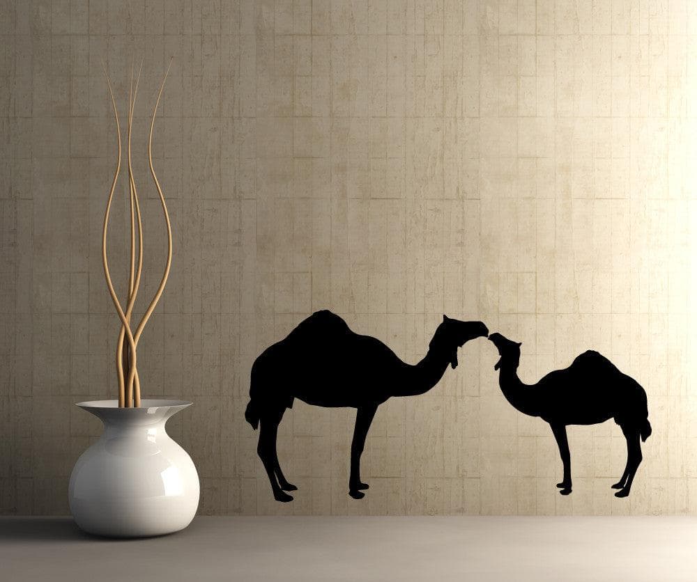 Vinyl Wall Decal Sticker Two Camels #OS_MG454