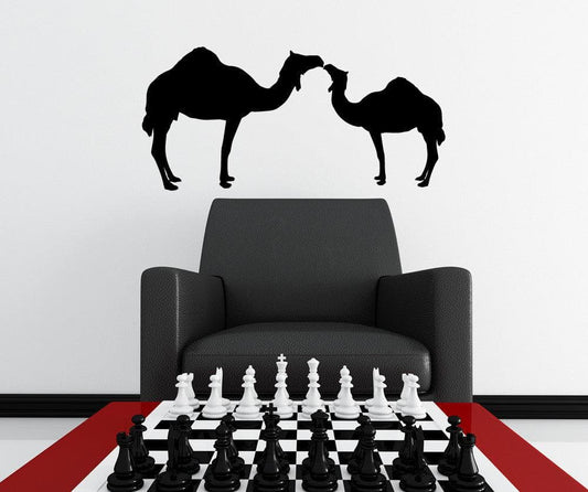 Vinyl Wall Decal Sticker Two Camels #OS_MG454