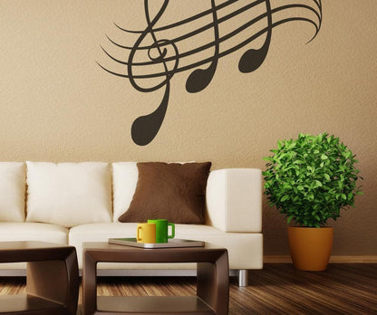 Vinyl Wall Decal Sticker Musical Notes #OS_MB337