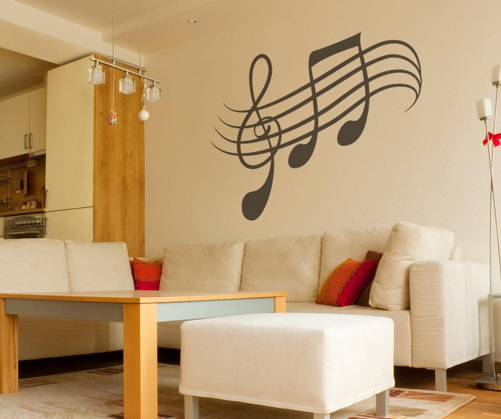 Vinyl Wall Decal Sticker Musical Notes #OS_MB337