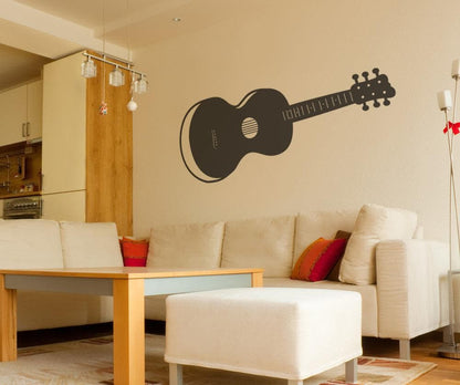 Vinyl Wall Decal Sticker Acoustic Guitar #OS_MB339