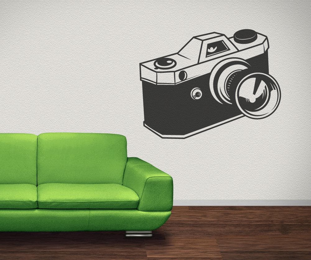 Vinyl Wall Decal Sticker Camera with Extended Lens #OS_MB420