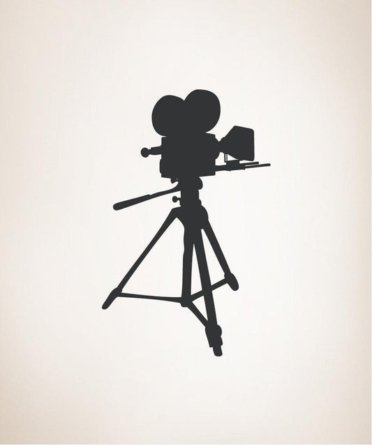 Vinyl Wall Decal Sticker Hollywood Camera #OS_MB425