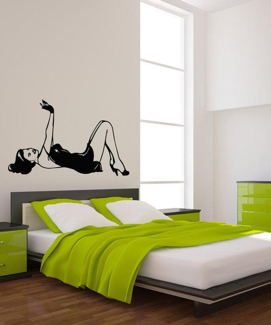 Vinyl Wall Decal Sticker Vintage Pin Up #OS_MB527