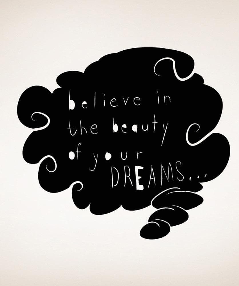 Vinyl Wall Decal Sticker Believe in Your Dreams #OS_MB266