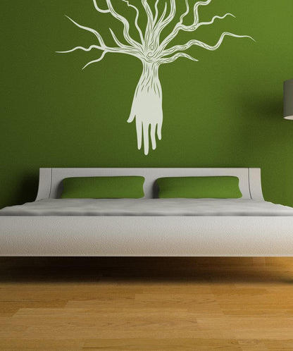 Vinyl Wall Decal Sticker Tree and Hand #OS_MB391