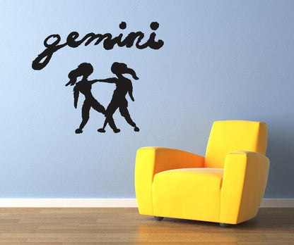 Vinyl Wall Decal Sticker Gemini #OS_MB432